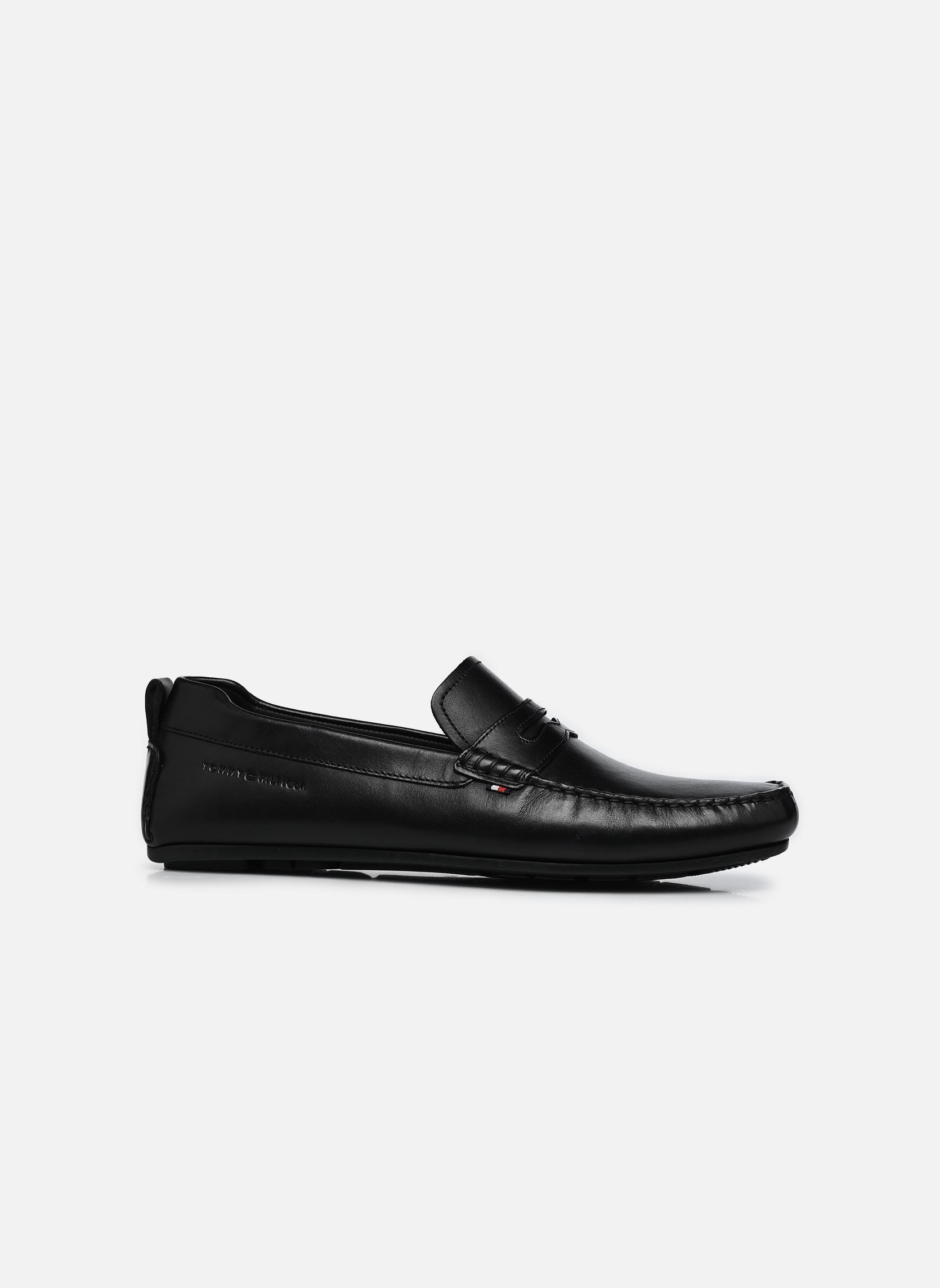 Mocassins CORE HILFIGER LEATHE homme noir Tommy Hilfiger Mocassins CORE HILFIGER LEATHE homme noir BLACK