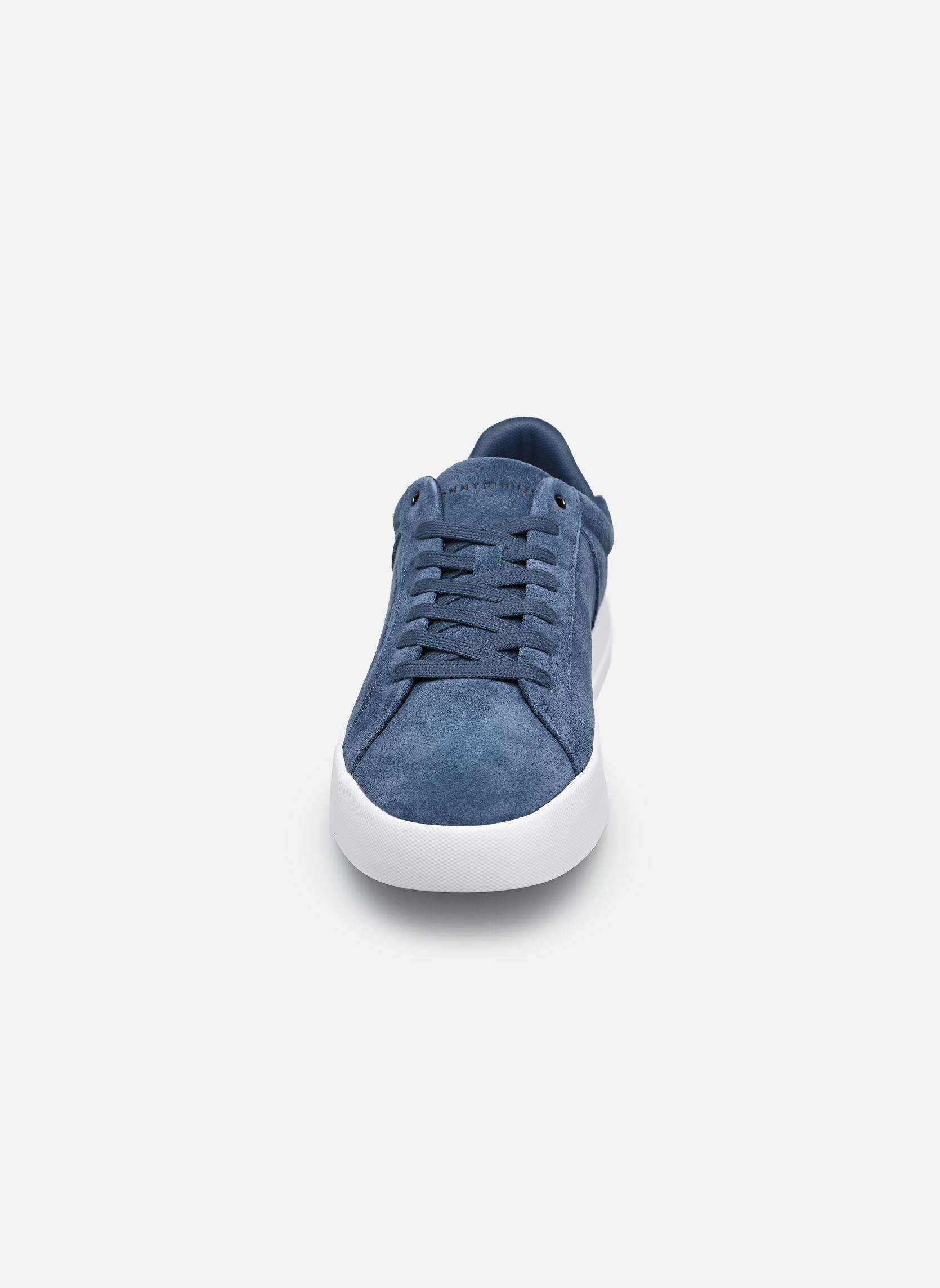 Niedrige Sneaker TH COURT SUEDE herren blau Tommy Hilfiger Niedrige Sneaker TH COURT SUEDE herren blau BLUE