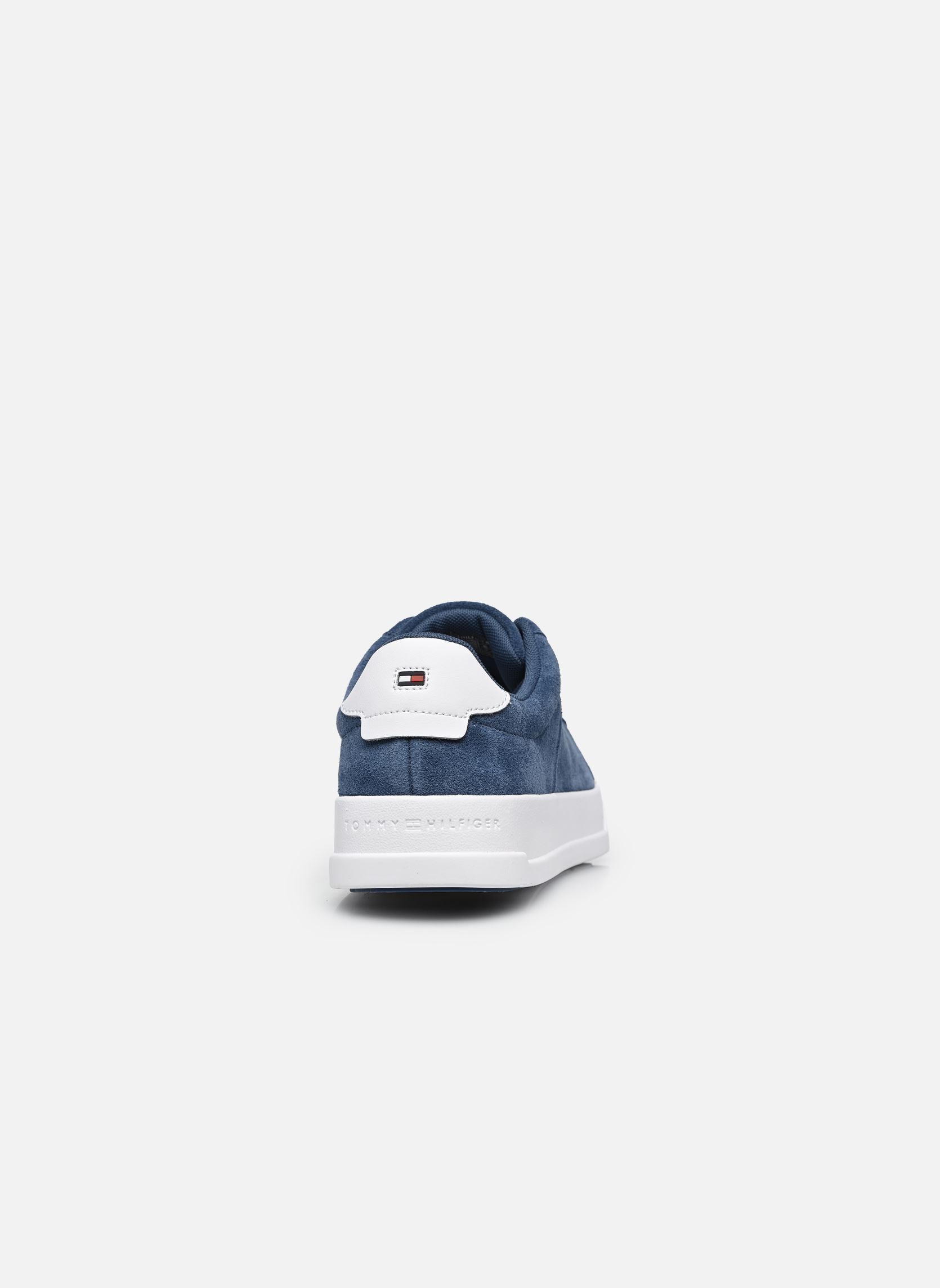 Niedrige Sneaker TH COURT SUEDE herren blau Tommy Hilfiger Niedrige Sneaker TH COURT SUEDE herren blau BLUE