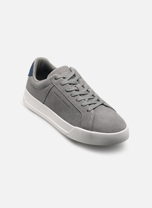 Tommy Hilfiger Baskets basses TH COURT SUEDE homme gris