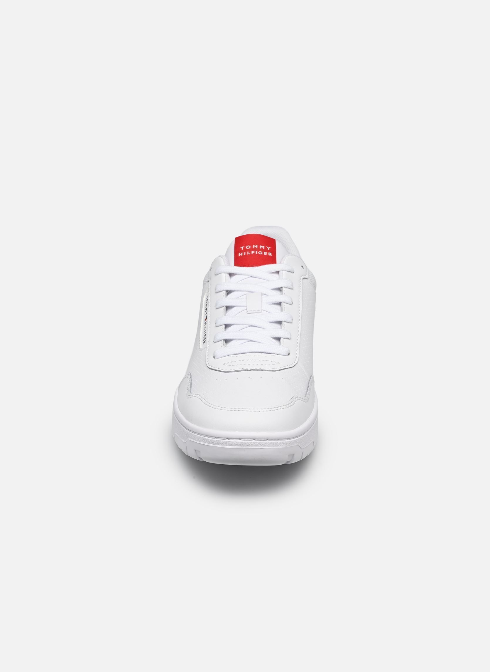 Niedrige Sneaker BASKET CORE LITE LTH herren weiß Tommy Hilfiger Niedrige Sneaker BASKET CORE LITE LTH herren weiß WHITE