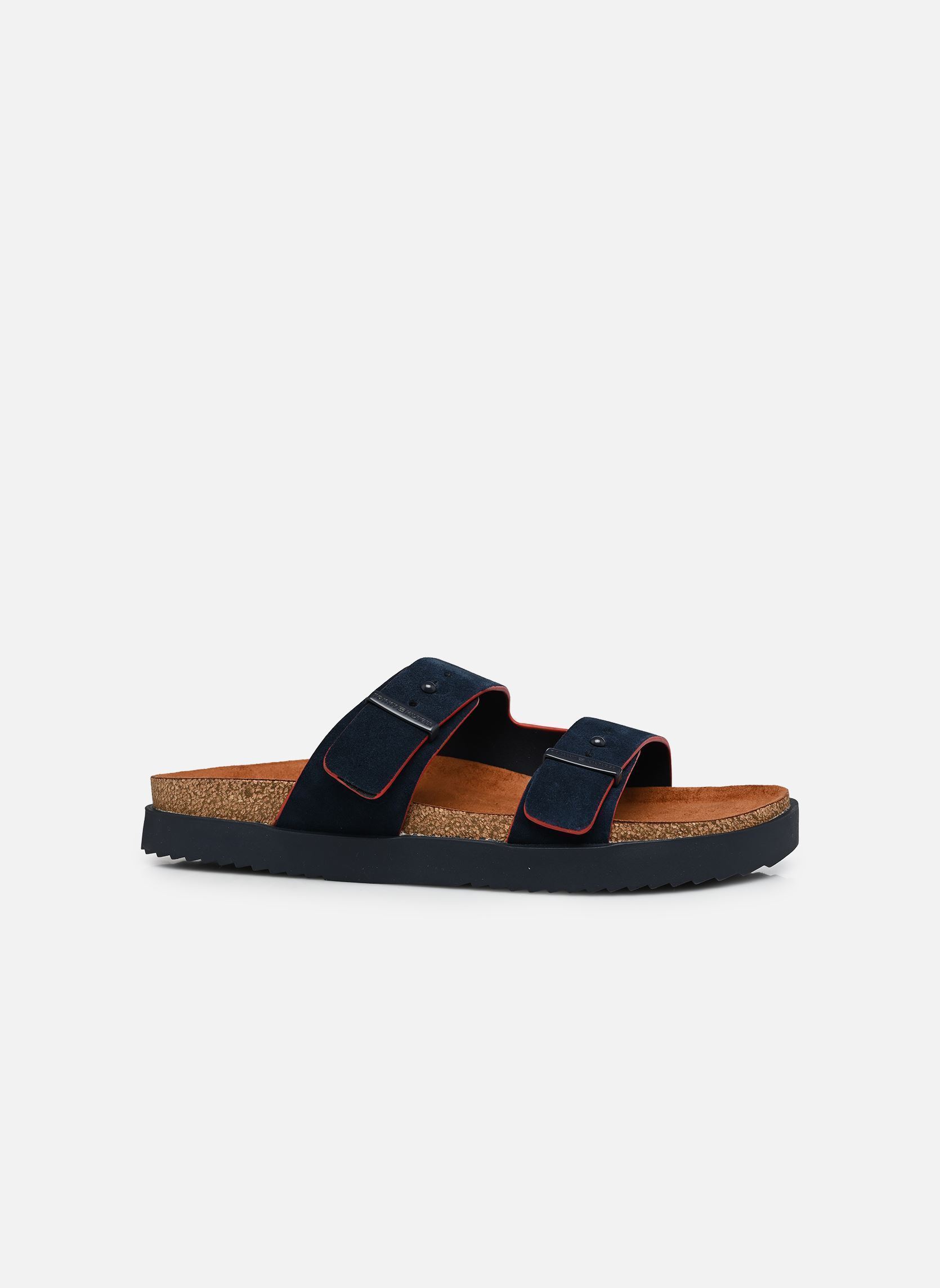 Pantoletten CORK ADJUSTABLE SUED herren blau Tommy Hilfiger Pantoletten CORK ADJUSTABLE SUED herren blau BLUE