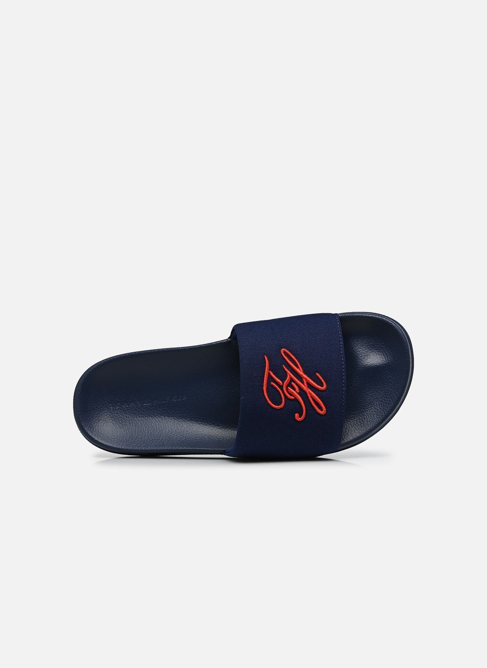 Sandales de bain TH EMBROIDERY POOL S homme bleu Tommy Hilfiger Sandales de bain TH EMBROIDERY POOL S homme bleu BLUE