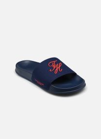 Sandales de bain TH EMBROIDERY POOL S homme bleu Tommy Hilfiger Sandales de bain TH EMBROIDERY POOL S homme bleu BLUE