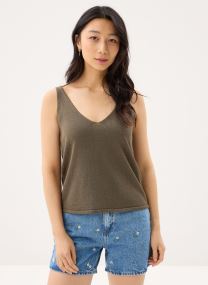 Tops Pcsacki Sl Knit Top Fc femme vert Pieces Tops Pcsacki Sl Knit Top Fc femme vert Kalamata
