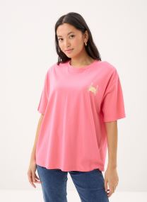 Tee-shirts Pcseloise Ss Tee Jrs Fc Bc femme rose Pieces Tee-shirts Pcseloise Ss Tee Jrs Fc Bc femme rose PINK LEMONADE
