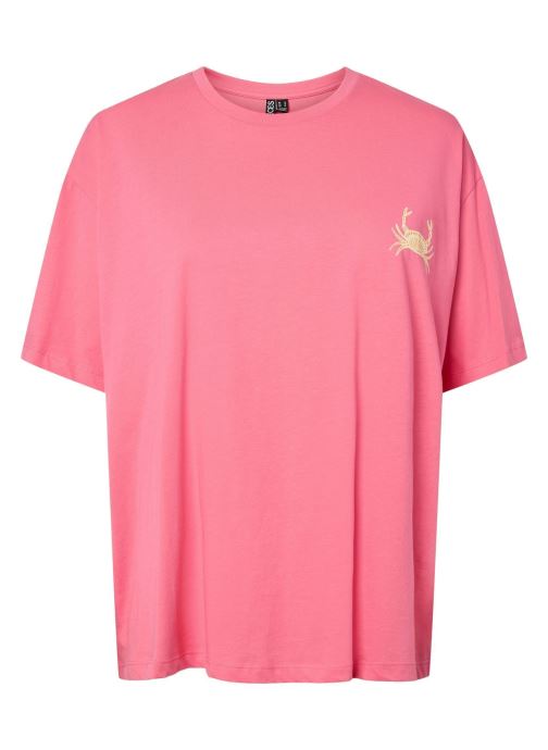 Pieces T-Shirts Pcseloise Ss Tee Jrs Fc Bc damen rosa