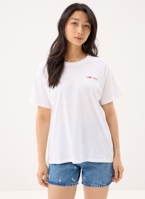 Pieces T-shirts Pcpasi Ss Tee Fc dames wit