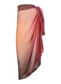 Diverse accessoires Pcbaninna 5In1 Sarong Wvn Bc dames rood