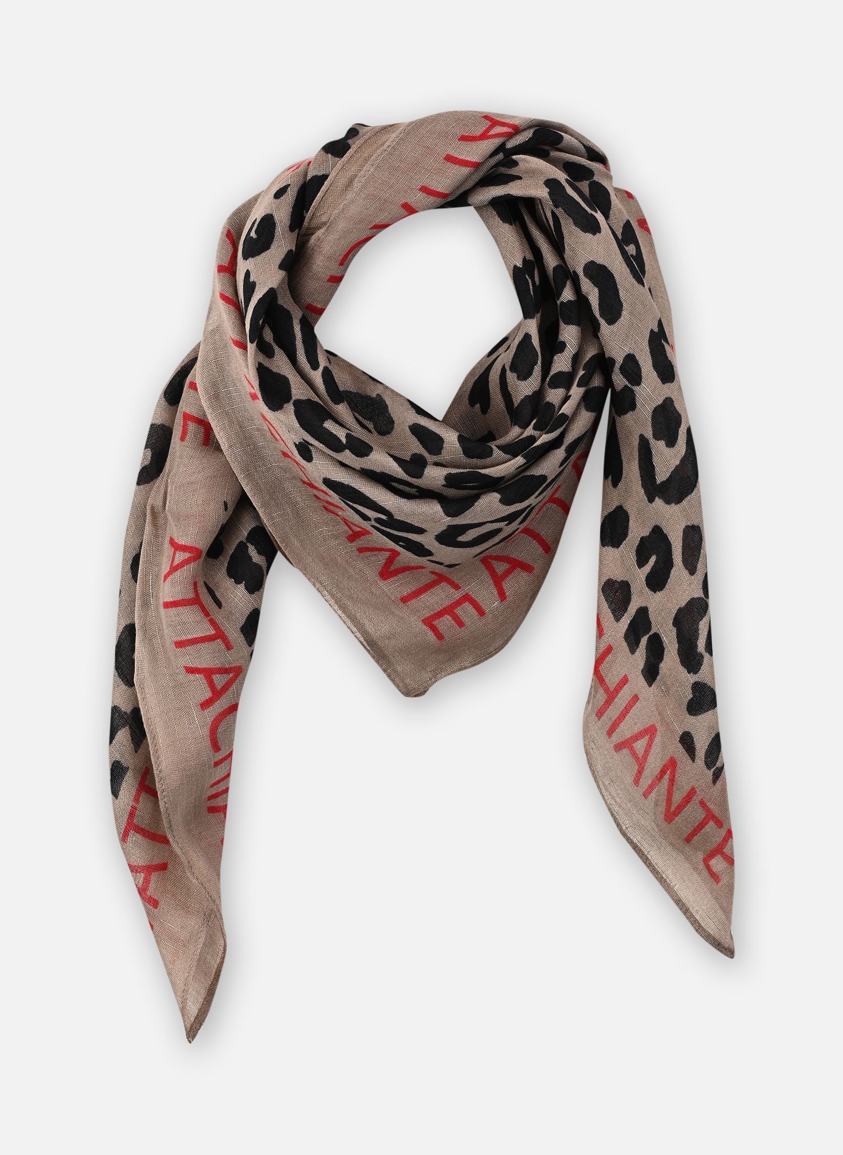 Schals Pcsabri Leo Statement Scarf Wvn Fc damen grau Pieces Schals Pcsabri Leo Statement Scarf Wvn Fc damen grau TAUPE GRAY AOP:LEO-ATTACHIANTE