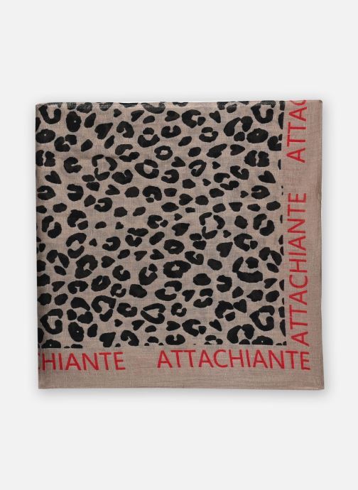 Pieces Echarpes Pcsabri Leo Statement Scarf Wvn Fc femme gris