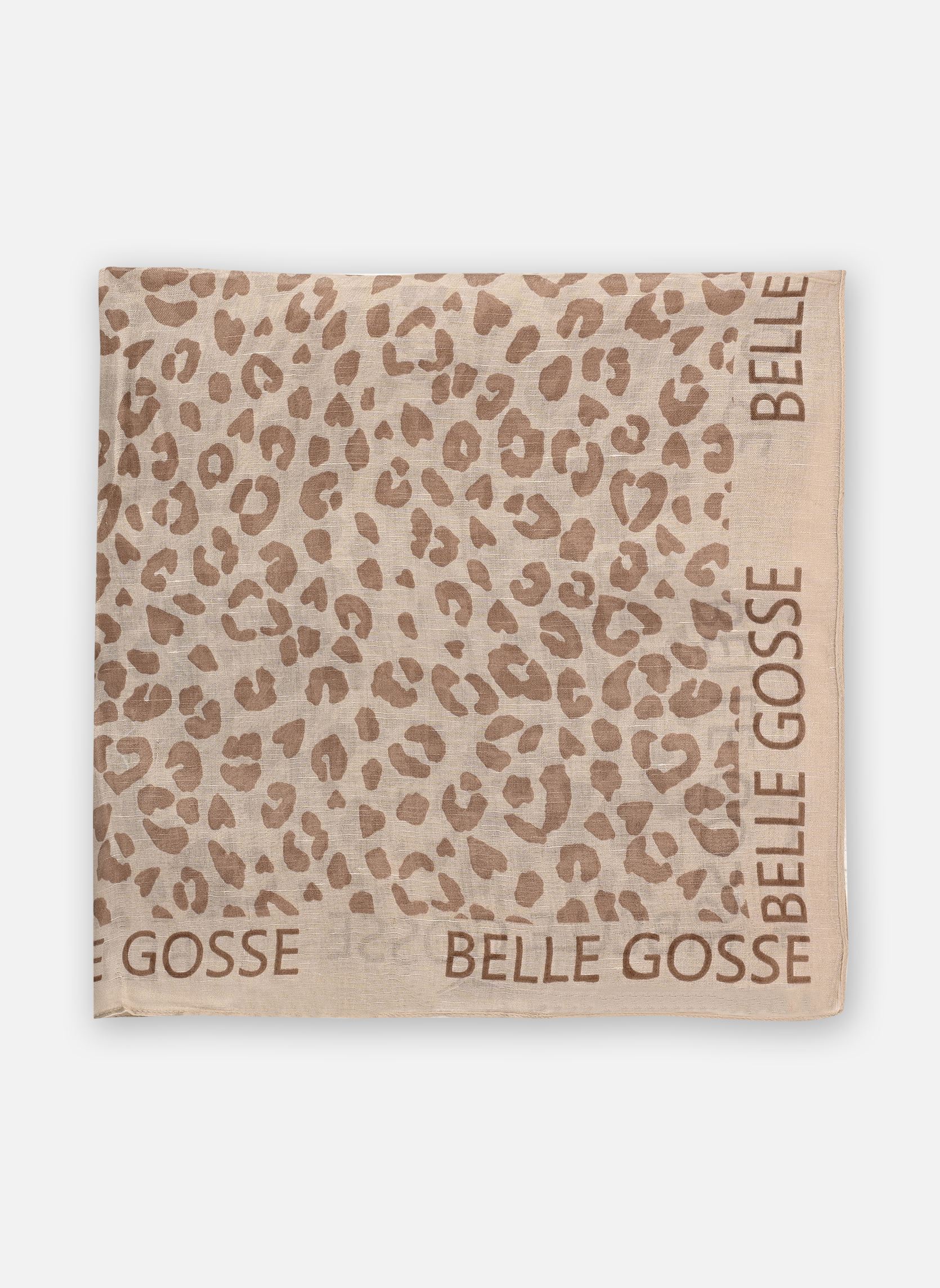 Sjaals Pcsabri Leo Statement Scarf Wvn Fc dames bruin Pieces Sjaals Pcsabri Leo Statement Scarf Wvn Fc dames bruin Taupe Gray AOP:LEO-BELLE GOSSE