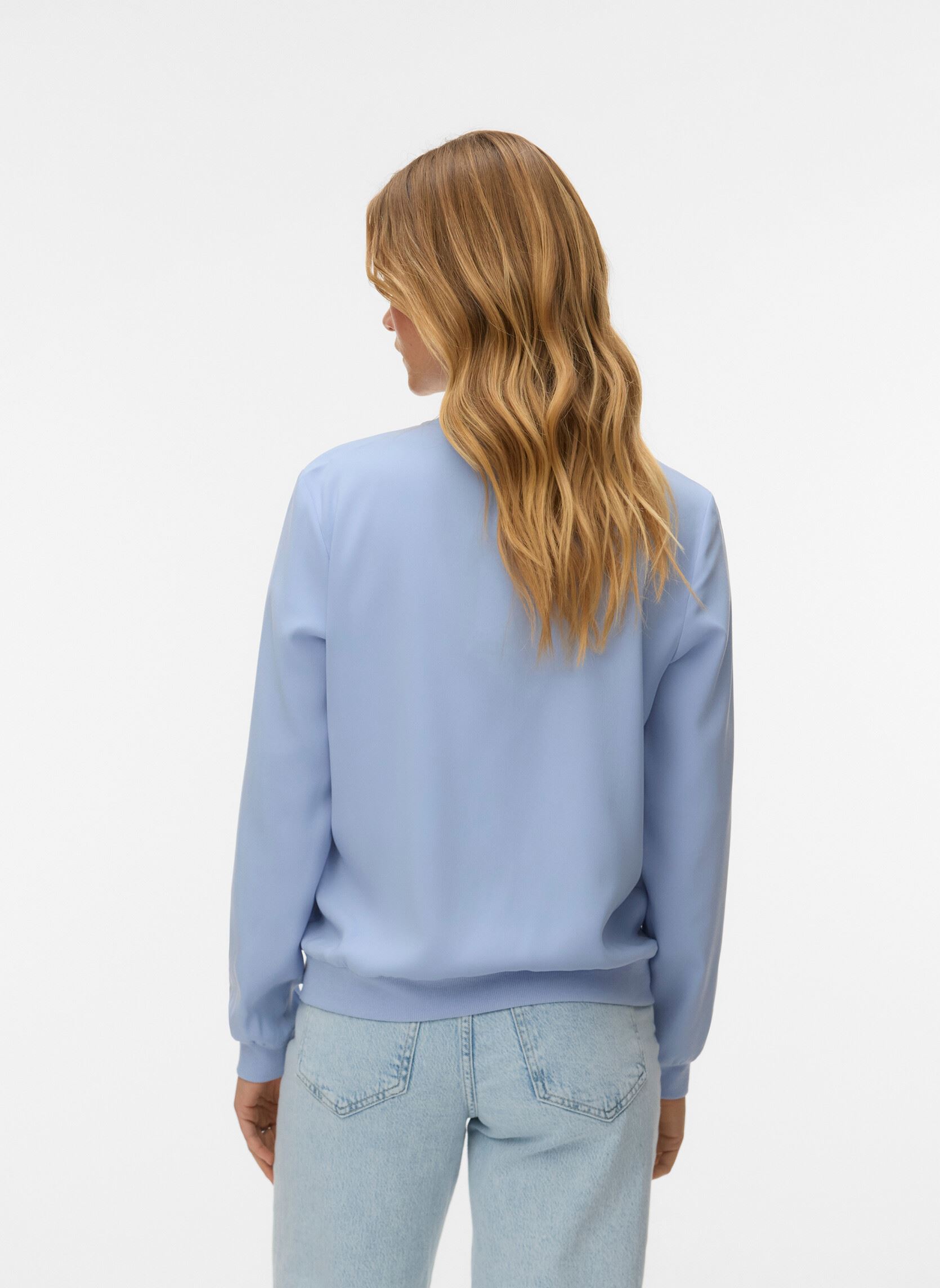 Blousons Vmcoco L/S Bomber Noos femme bleu Vero Moda Blousons Vmcoco L/S Bomber Noos femme bleu Brunnera Blue