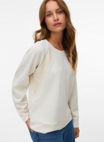 Sweater Vminima L/S Sweatshirt Jrs Btq dames beige