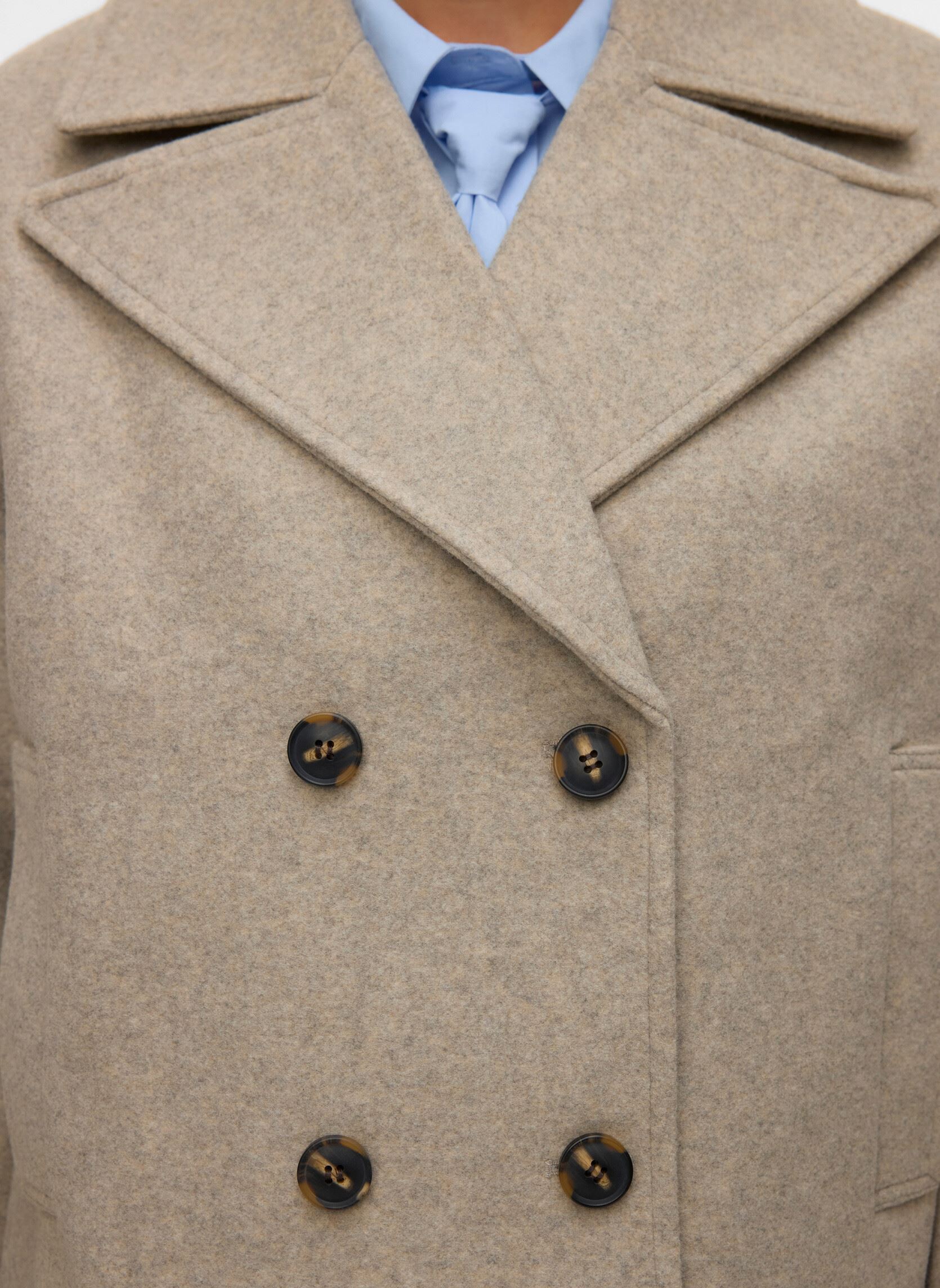 Mantels Vmvinceline Short Jacket Noos dames grijs Vero Moda Mantels Vmvinceline Short Jacket Noos dames grijs Silver Mink