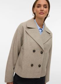 Mantels Vmvinceline Short Jacket Noos dames grijs Vero Moda Mantels Vmvinceline Short Jacket Noos dames grijs Silver Mink
