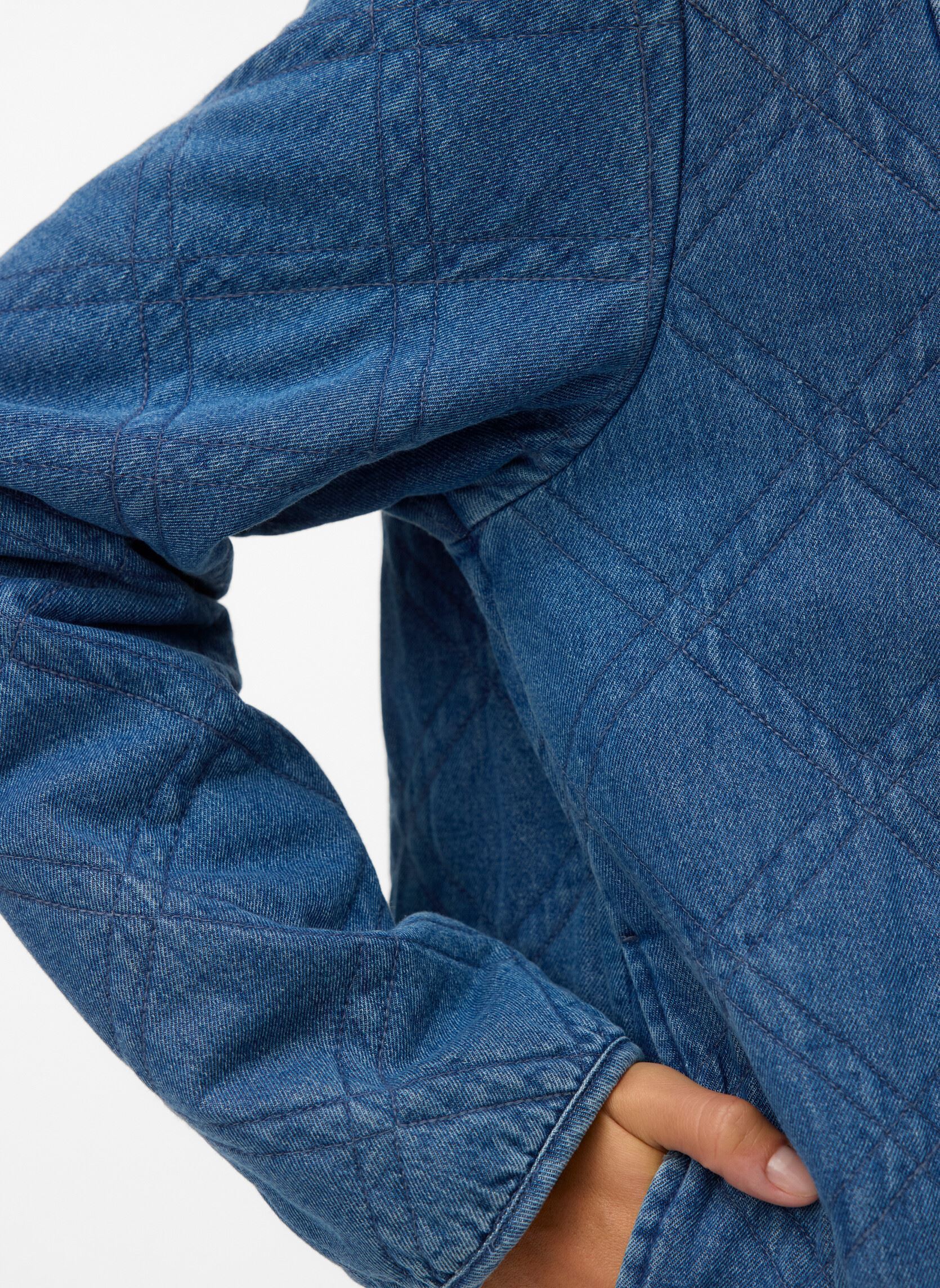 Jeansjacken Vmera Ls Quilted Dnm Jacket Si343 damen blau Vero Moda Jeansjacken Vmera Ls Quilted Dnm Jacket Si343 damen blau Medium Blue Denim