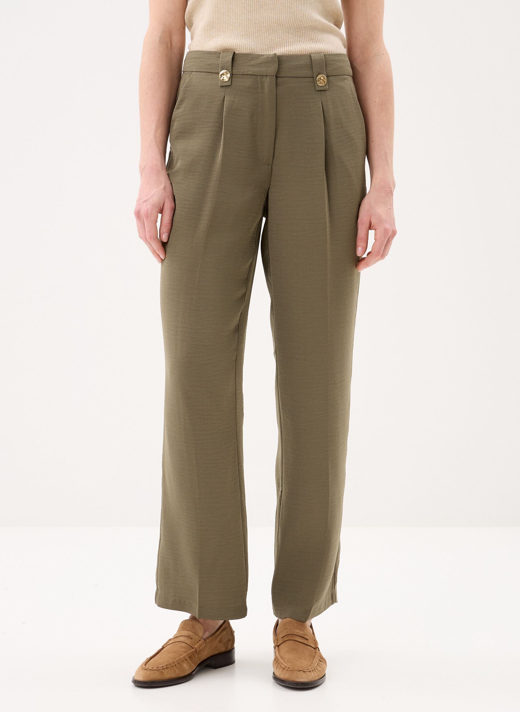 Vêtements Vero Moda Vmicelyn Mw Pant Wvn Btq pour Femme - vue 1
