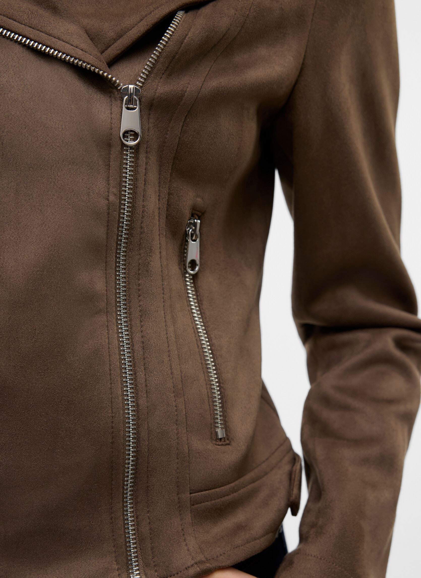 Lederjacken Vmjose Short Faux Suede Jacket Ga Noos damen braun Vero Moda Lederjacken Vmjose Short Faux Suede Jacket Ga Noos damen braun CHOCOLATE CHIP