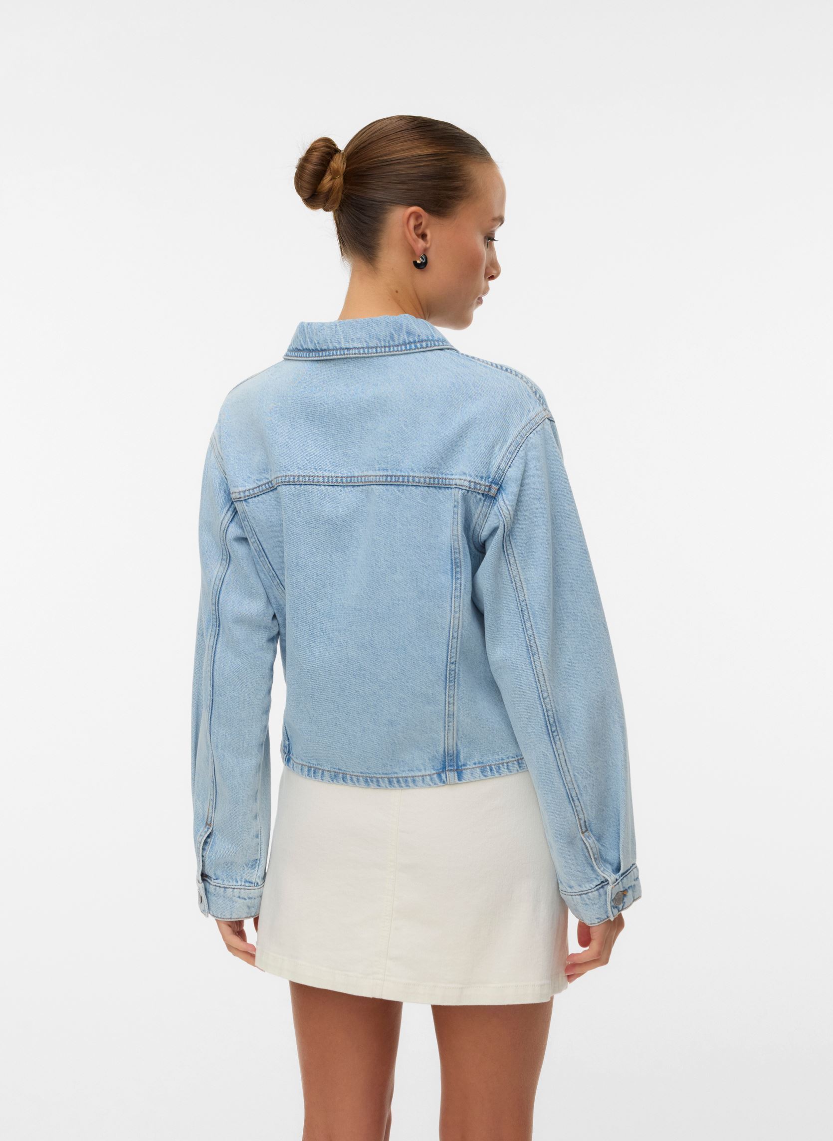 Jeansjacken Vmaya Ls Denim Jacket Mix damen blau Vero Moda Jeansjacken Vmaya Ls Denim Jacket Mix damen blau Light Blue Denim