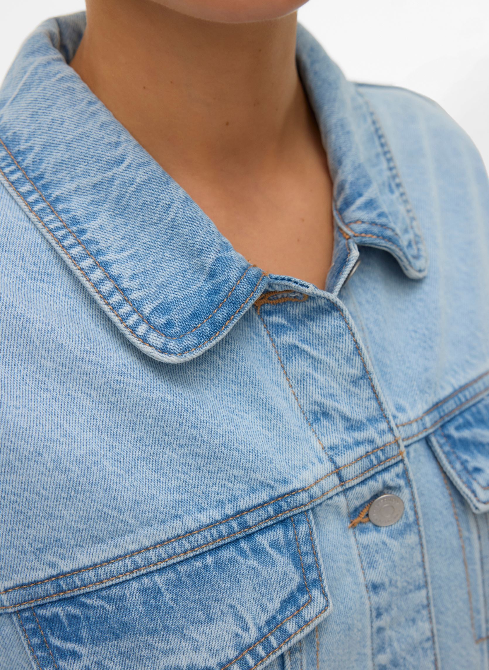 Jeansjacken Vmaya Ls Denim Jacket Mix damen blau Vero Moda Jeansjacken Vmaya Ls Denim Jacket Mix damen blau Light Blue Denim