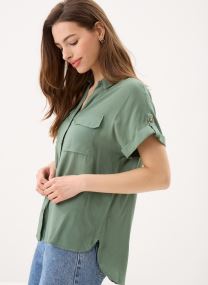 Kurzarm-Hemden Vmbumpy Ss Shirt Wvn Noos damen weiß