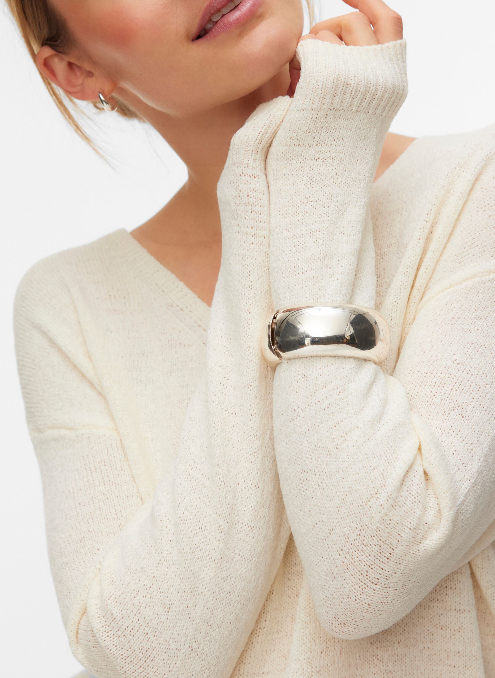 Pullover Vmcharity Ls V-Neck Pullover Noos damen beige Vero Moda Pullover Vmcharity Ls V-Neck Pullover Noos damen beige Birch