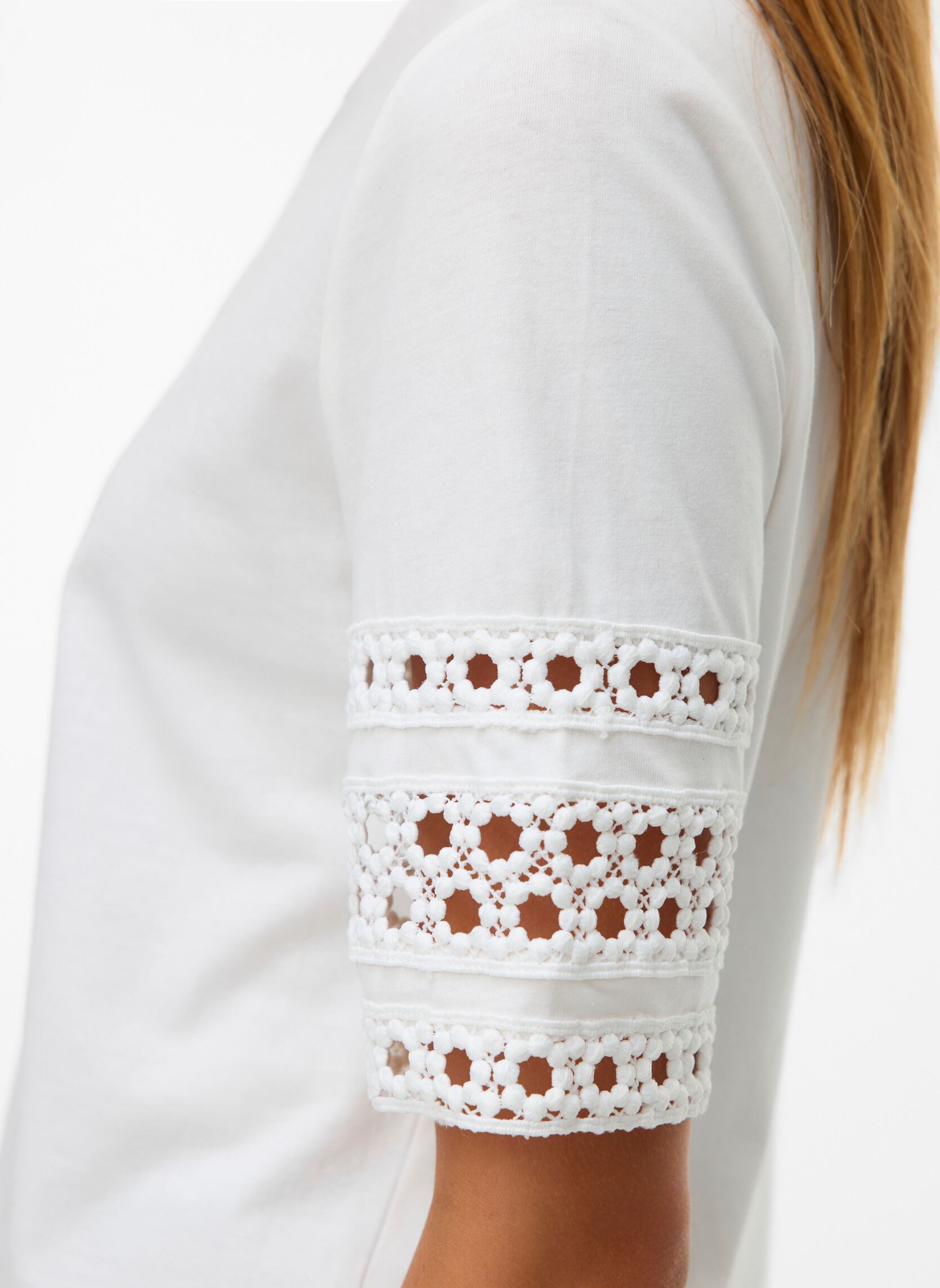 Blouses manches courtes Vmivacy 2/4 O-Neck Top Jrs Btq femme blanc Vero Moda Blouses manches courtes Vmivacy 2/4 O-Neck Top Jrs Btq femme blanc SNOW WHITE