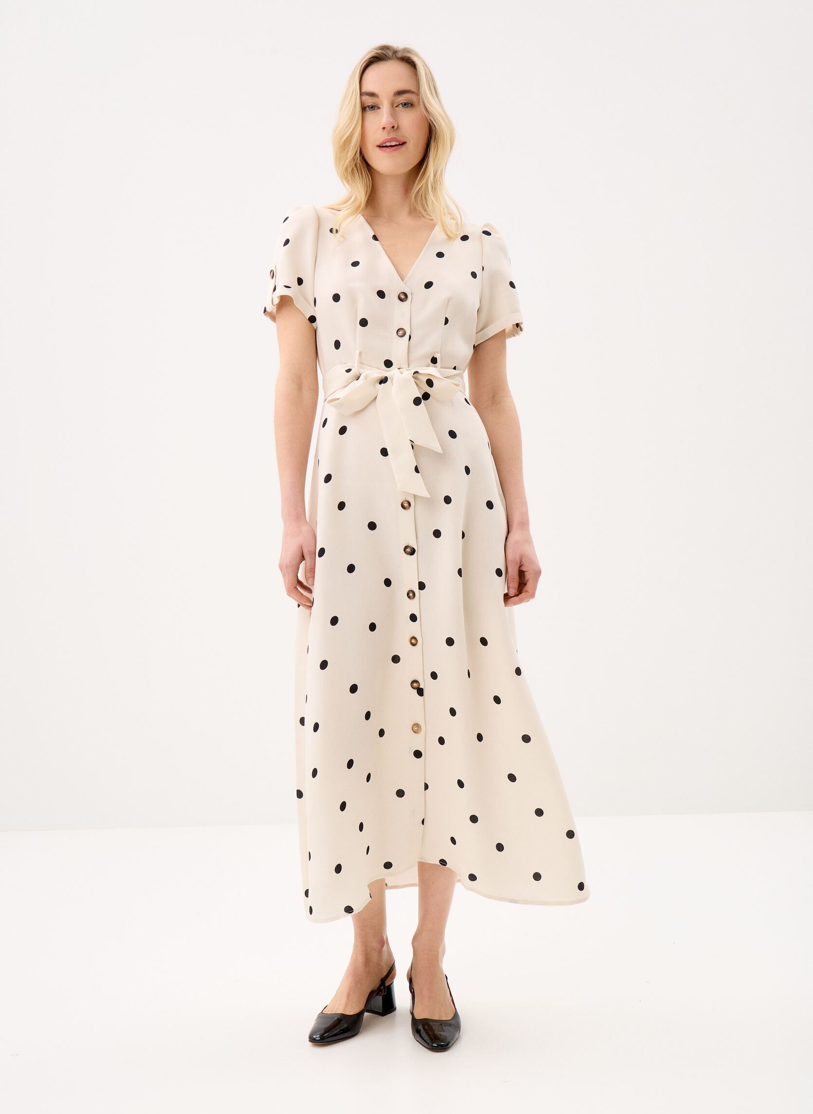 Robes Vmjoan S/S 7/8 Shirt Dress Wvn Btq femme beige Vero Moda Robes Vmjoan S/S 7/8 Shirt Dress Wvn Btq femme beige Birch