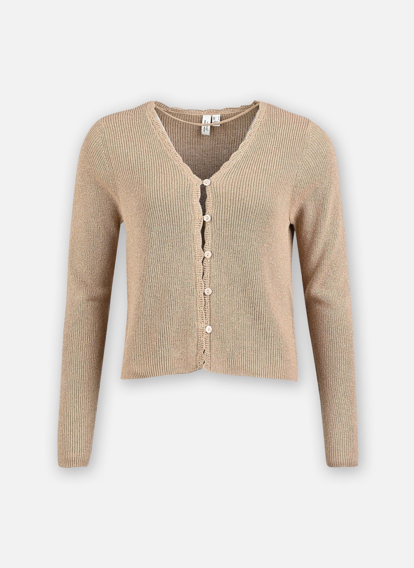 Vêtements Vero Moda Vmlexie Shine Ls V Neck Cardigan Btq pour Femme - vue 1