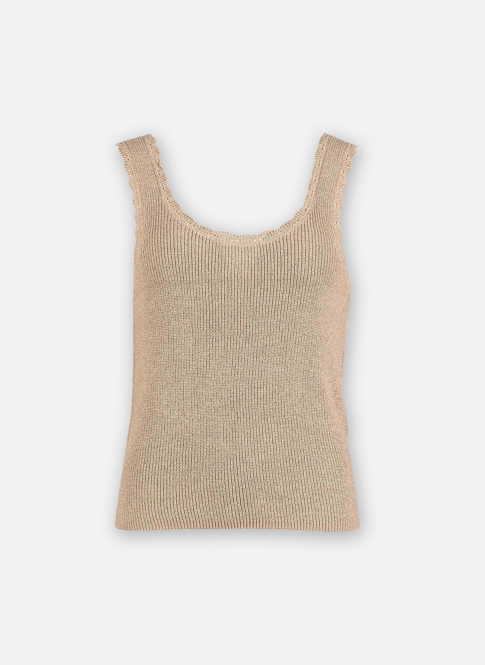 Vêtements Vero Moda Vmlexie Shine Sl U Neck Top Btq pour Femme