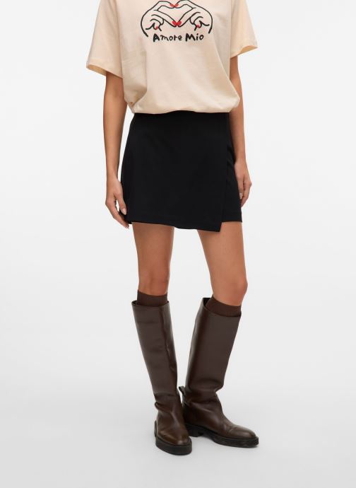 VERO MODA Vmveri Hr Calf Pl Skirt Noos rok voor dames, zwart, S