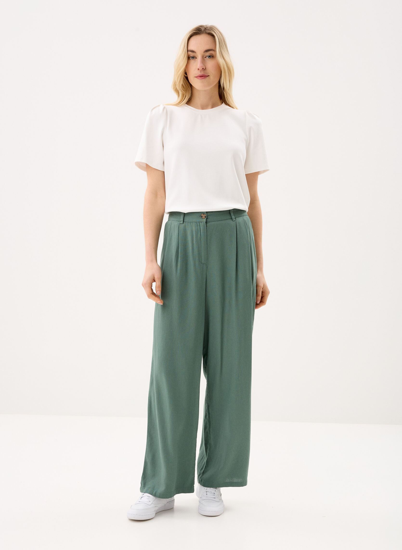 Weite Hosen Vmmymilo Nila Mw Wide Dad Pant Wvn Ga damen grau Vero Moda Weite Hosen Vmmymilo Nila Mw Wide Dad Pant Wvn Ga damen grau Laurel Wreath