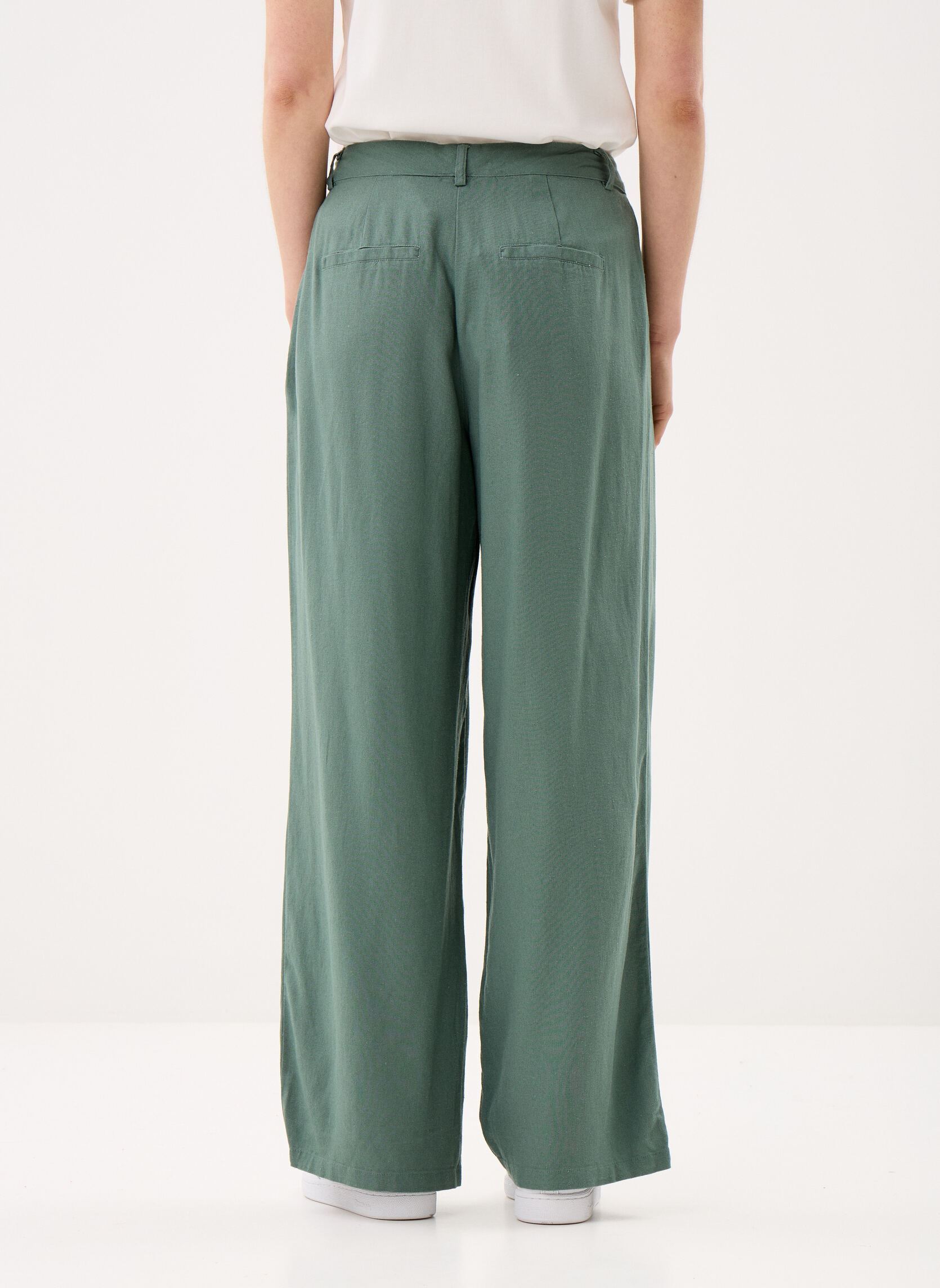 Weite Hosen Vmmymilo Nila Mw Wide Dad Pant Wvn Ga damen grau Vero Moda Weite Hosen Vmmymilo Nila Mw Wide Dad Pant Wvn Ga damen grau Laurel Wreath