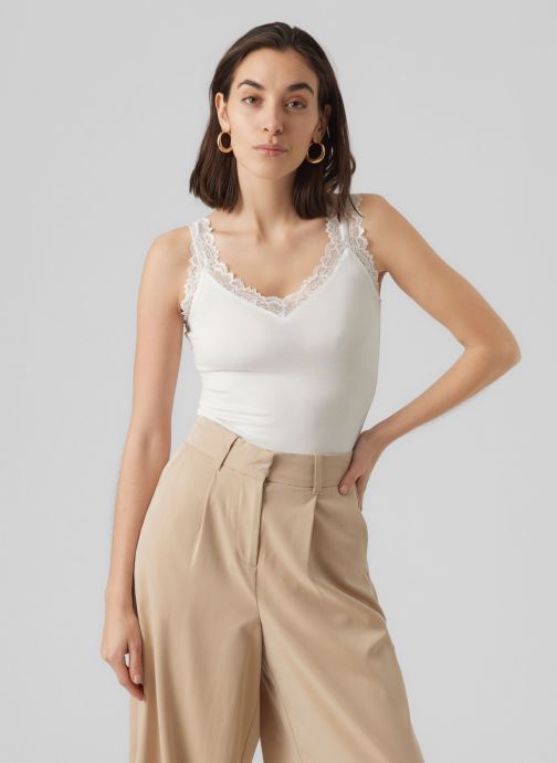 Vero Moda Hemdjes Vmrosa Sl Top Jrs Noos dames wit