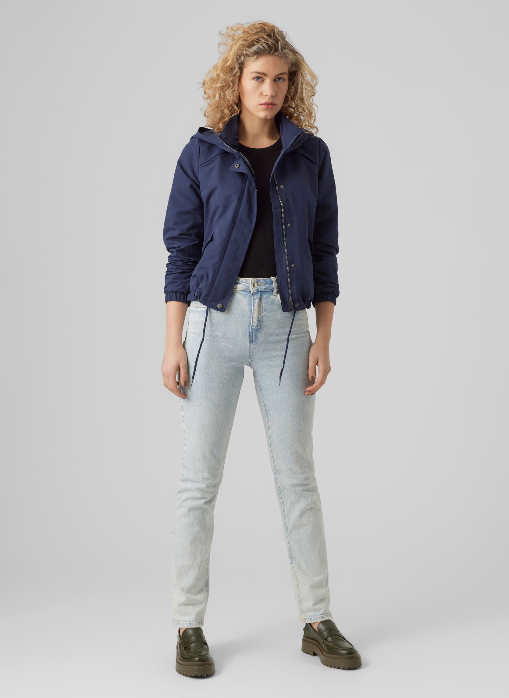 Parkas Vmzoa Short Parka Noos damen blau Vero Moda Parkas Vmzoa Short Parka Noos damen blau Navy Blazer