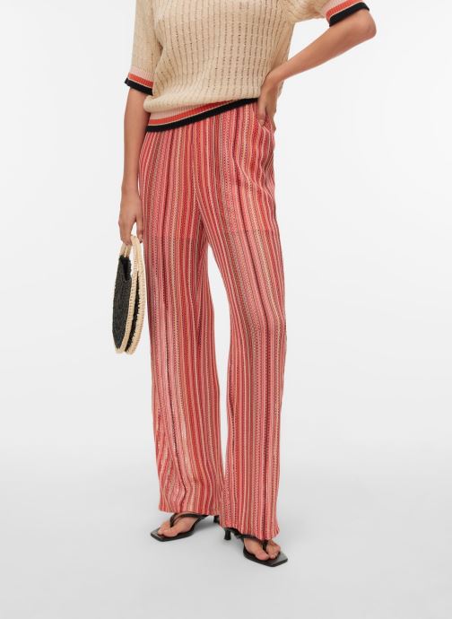 Vero Moda Wijde broeken Vmdemi Hw Pants Jrs Ga dames roze