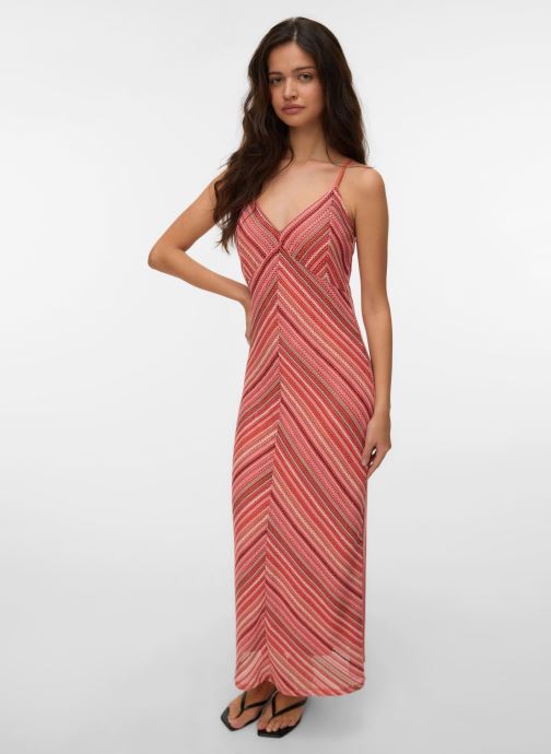 Vero Moda Lange jurken Vmdemi Singlet Dress Jrs Ga dames roze