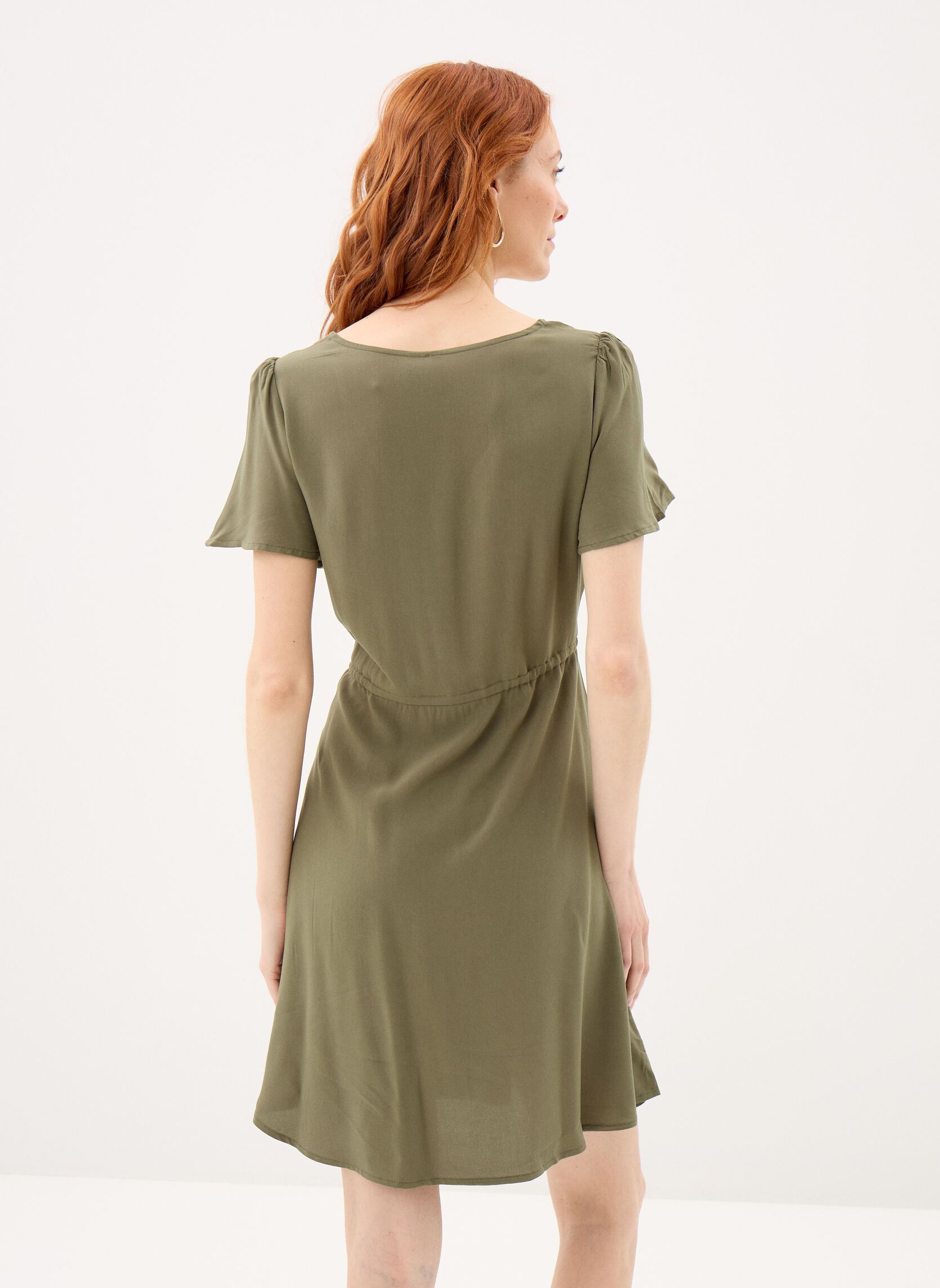 Kleider Vmeasy Joy Ss Short Dress Wvn Ga damen grün Vero Moda Kleider Vmeasy Joy Ss Short Dress Wvn Ga damen grün Kalamata