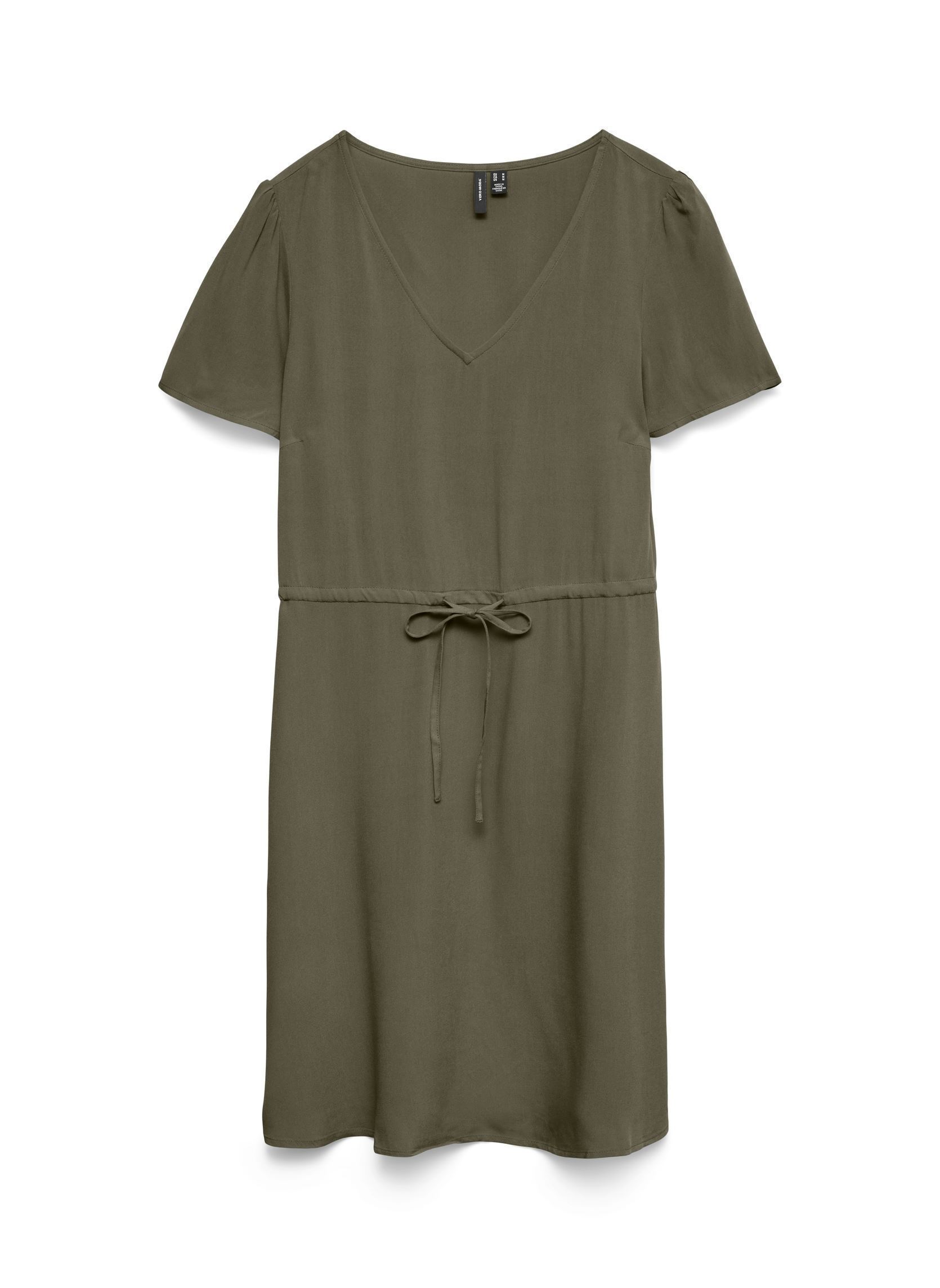 Vêtements Vero Moda Vmeasy Joy Ss Short Dress Wvn Ga pour - vue 1