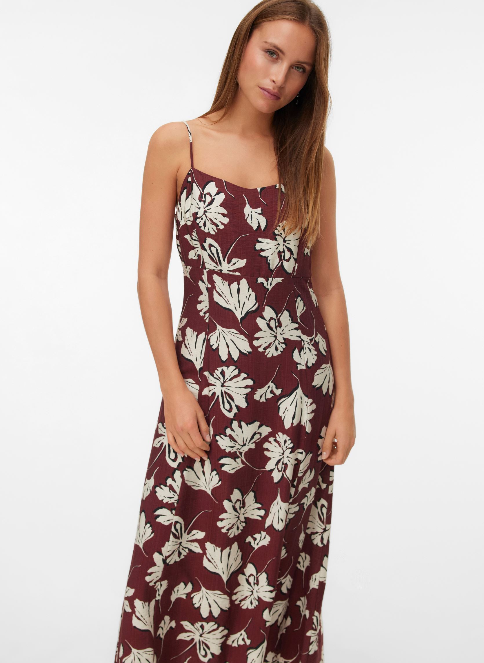 Kleider Vmjennifer 7/8 Singlet Dress Wvn Btq Sp damen braun Vero Moda Kleider Vmjennifer 7/8 Singlet Dress Wvn Btq Sp damen braun Andorra