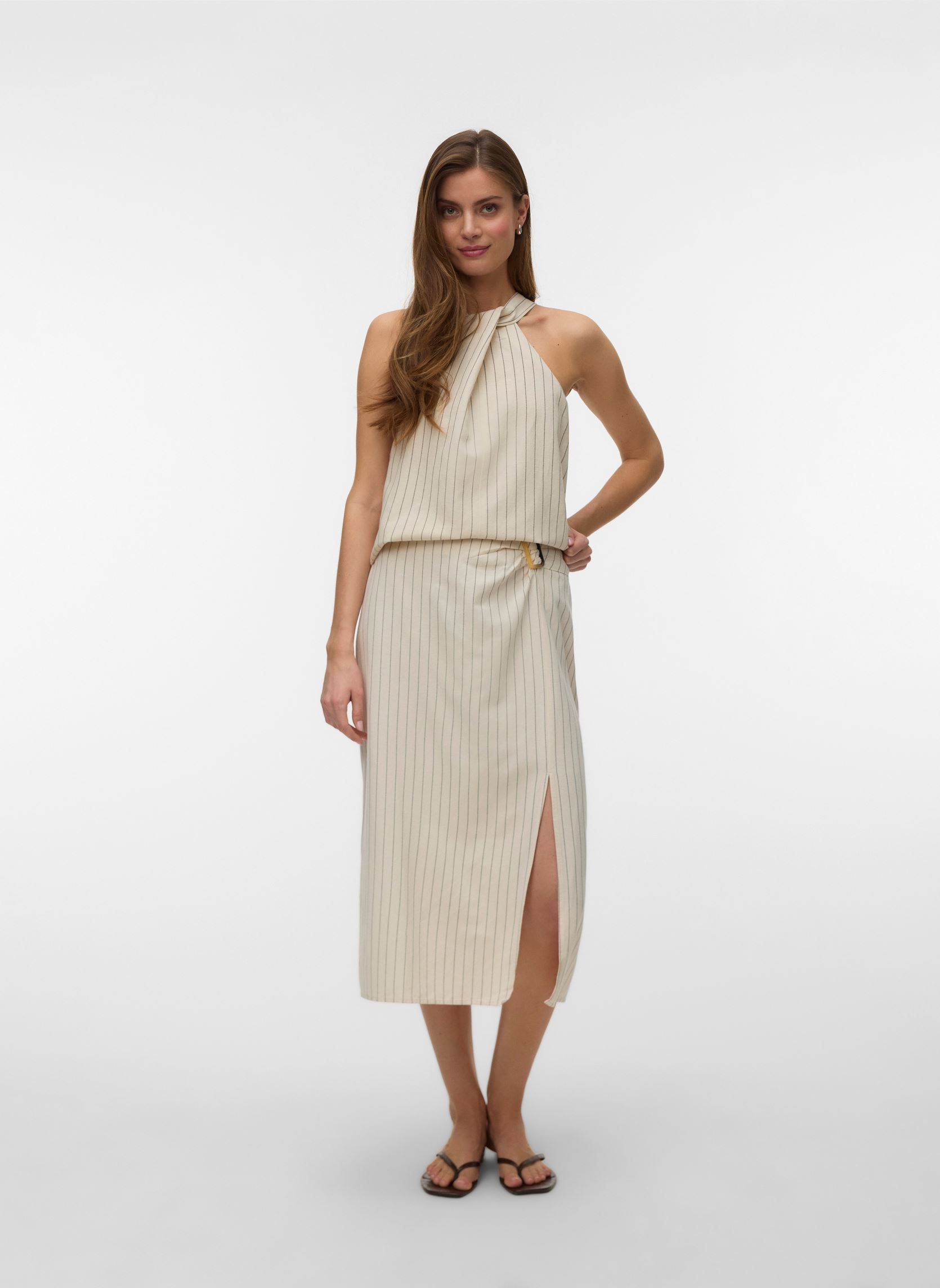 Midi-Röcke Vmjosephine Mw 7/8 Skirt Wvn Btq Sp damen beige Vero Moda Midi-Röcke Vmjosephine Mw 7/8 Skirt Wvn Btq Sp damen beige Birch