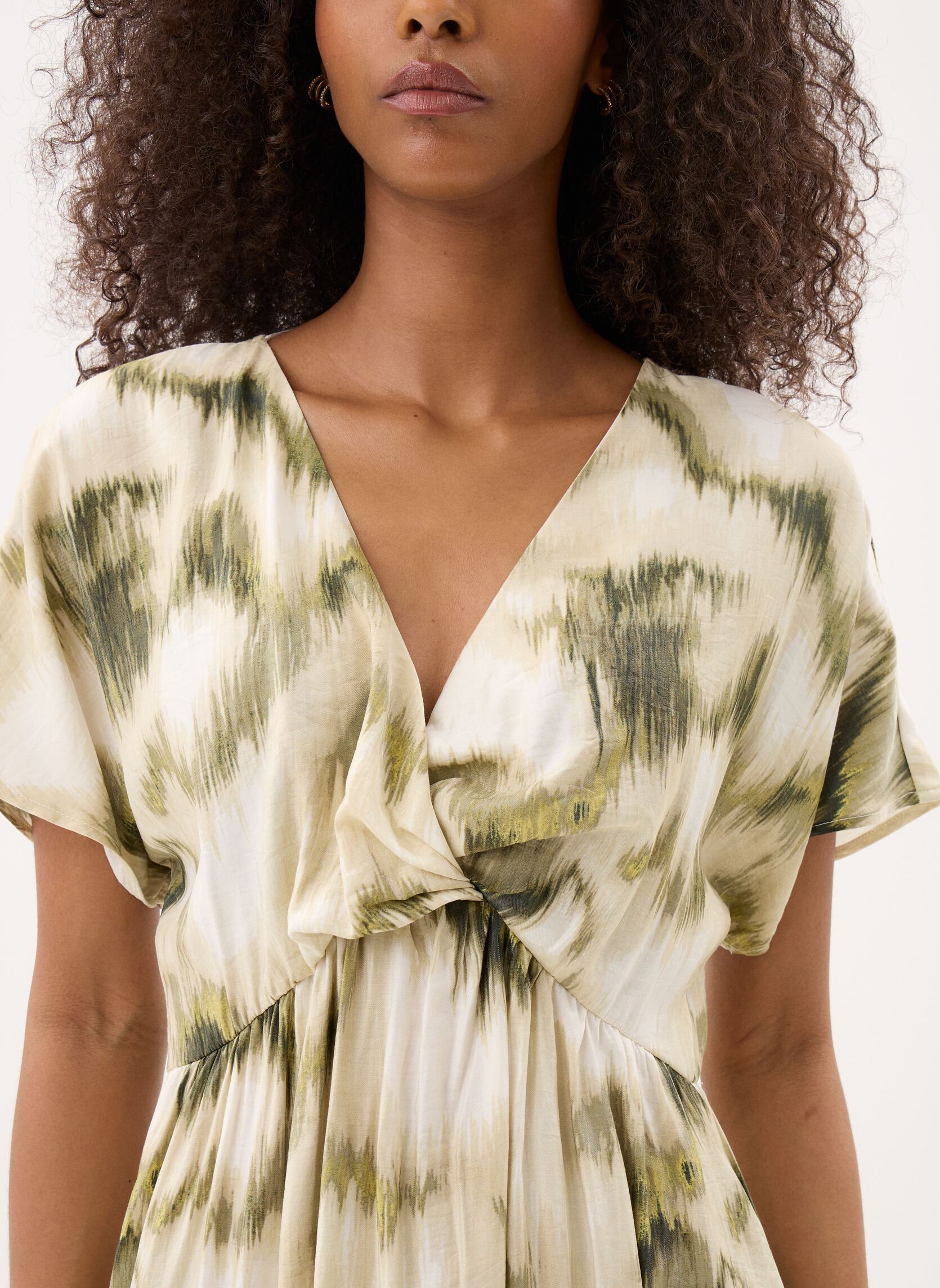Lange Kleider Vmkaterina Ss V-Neck Ankle Dress Wvn Btq damen grün Vero Moda Lange Kleider Vmkaterina Ss V-Neck Ankle Dress Wvn Btq damen grün Kalamata