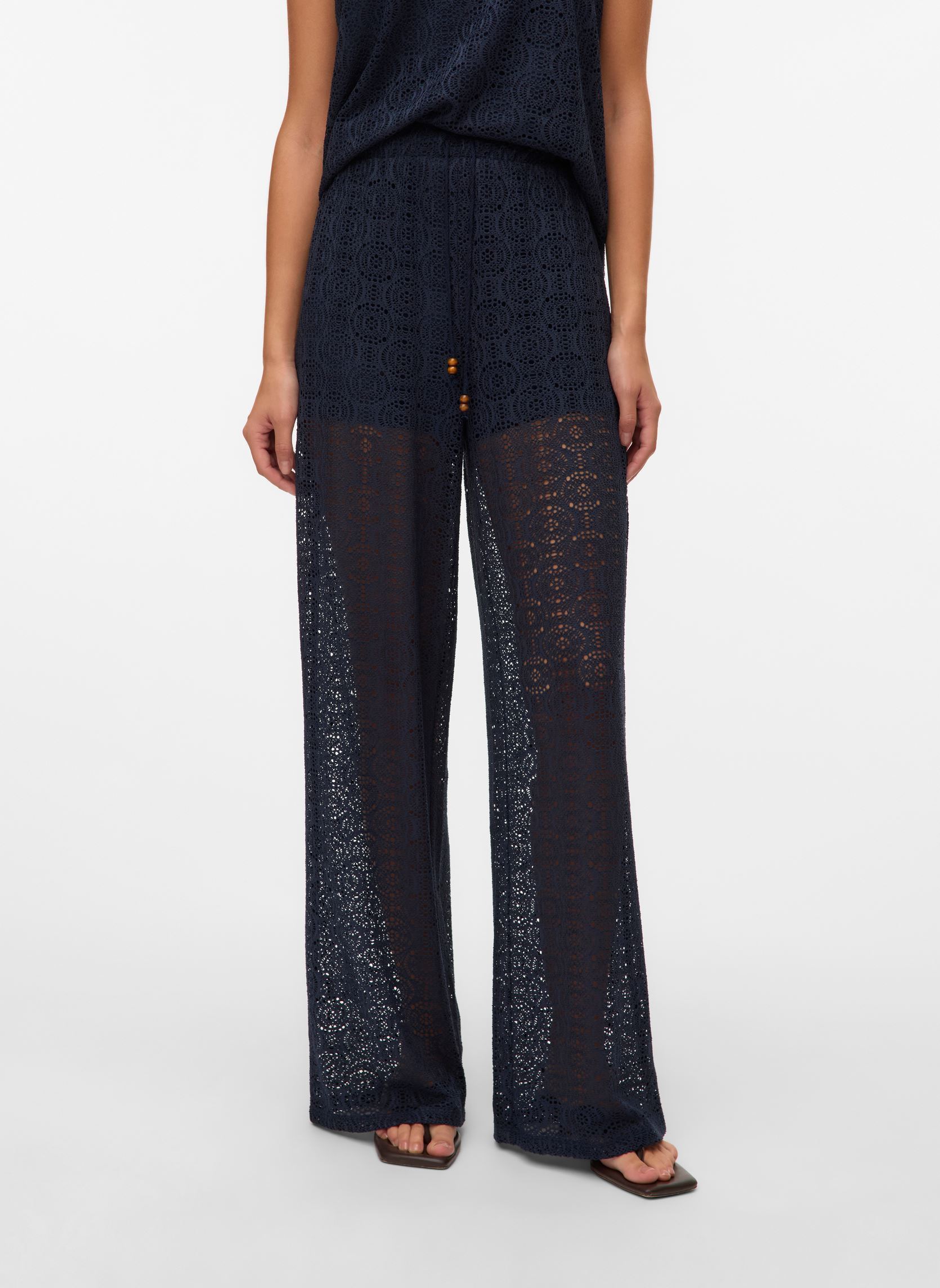 Vêtements Vero Moda Vmmaya Hw Wide Pants Jrs pour - vue 1