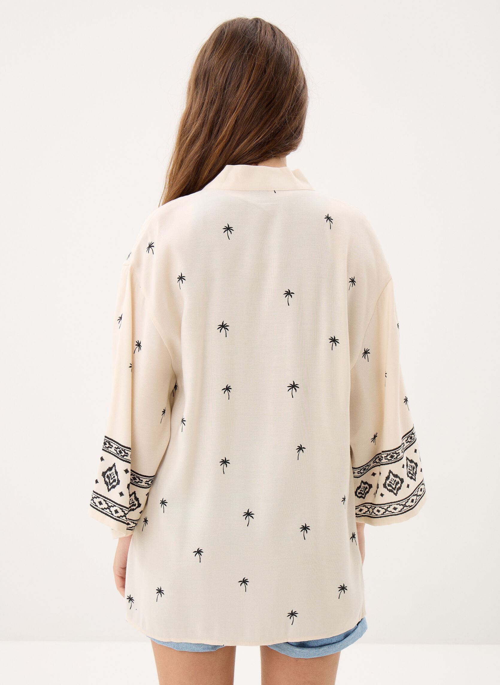 Vestes Vmkai 3/4 Kimono Wvn Btq Fr femme beige Vero Moda Vestes Vmkai 3/4 Kimono Wvn Btq Fr femme beige Birch