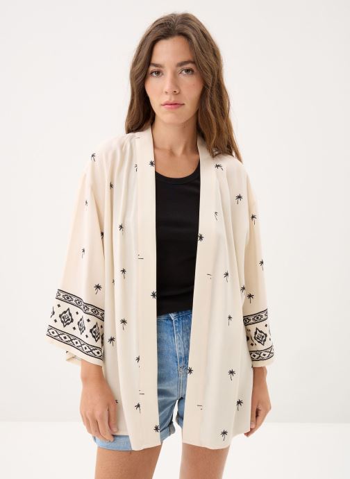 Vero Moda Vestes Vmkai 3/4 Kimono Wvn Btq Fr femme beige