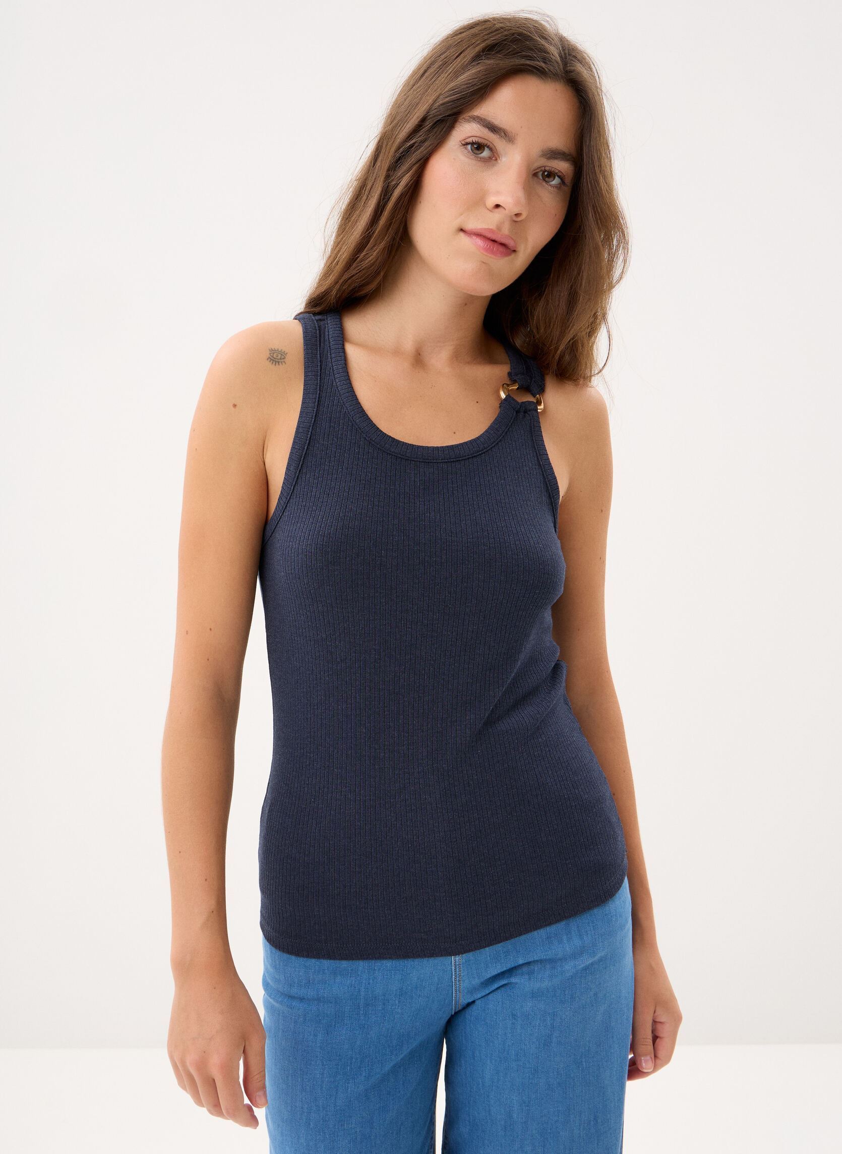 Vêtements Vero Moda Vmkiki / O Neck Top Jrs Btq pour