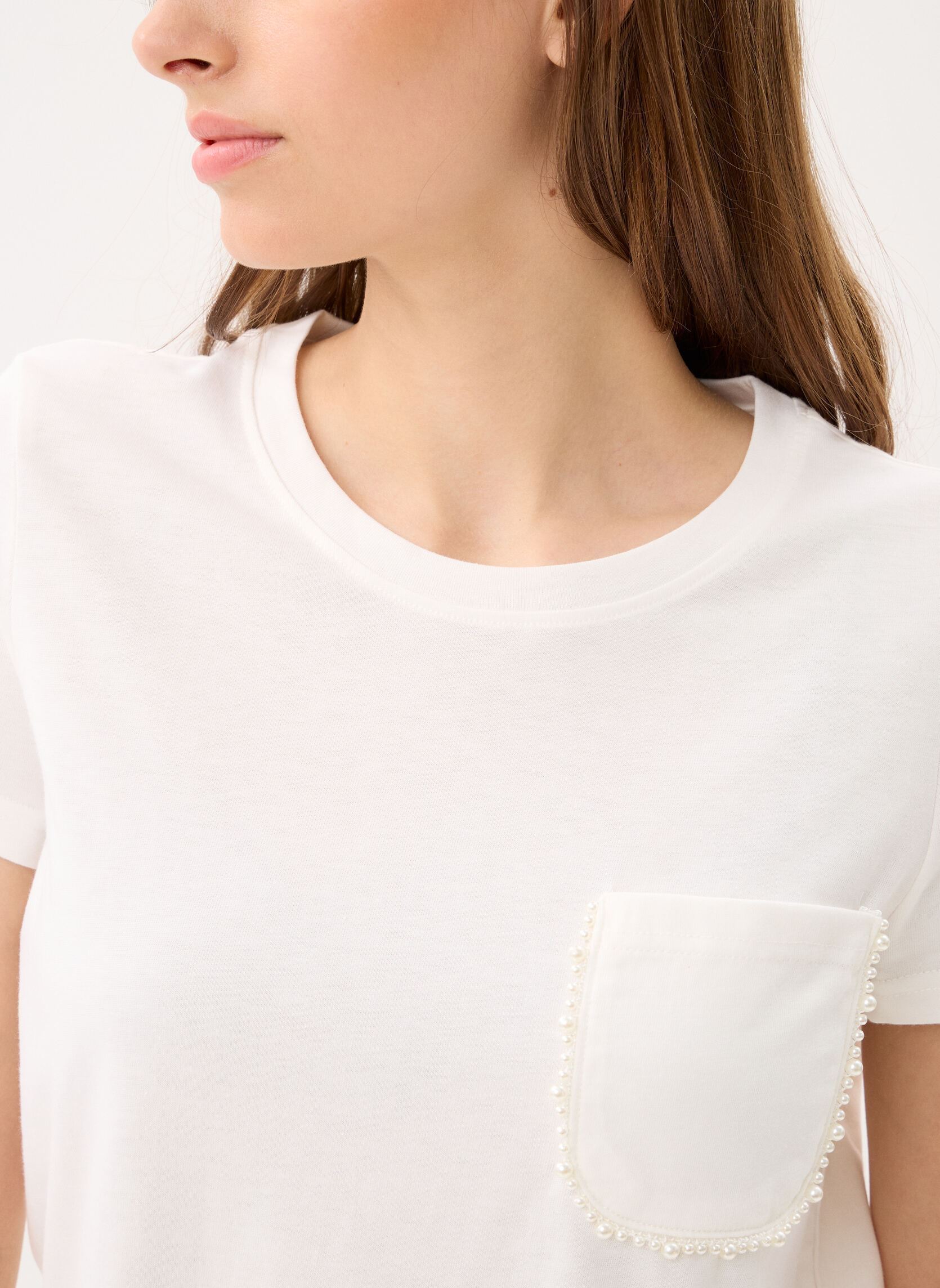 Débardeurs Vmkomma S/S O-Neck Top Jrs Btq femme blanc Vero Moda Débardeurs Vmkomma S/S O-Neck Top Jrs Btq femme blanc Snow white