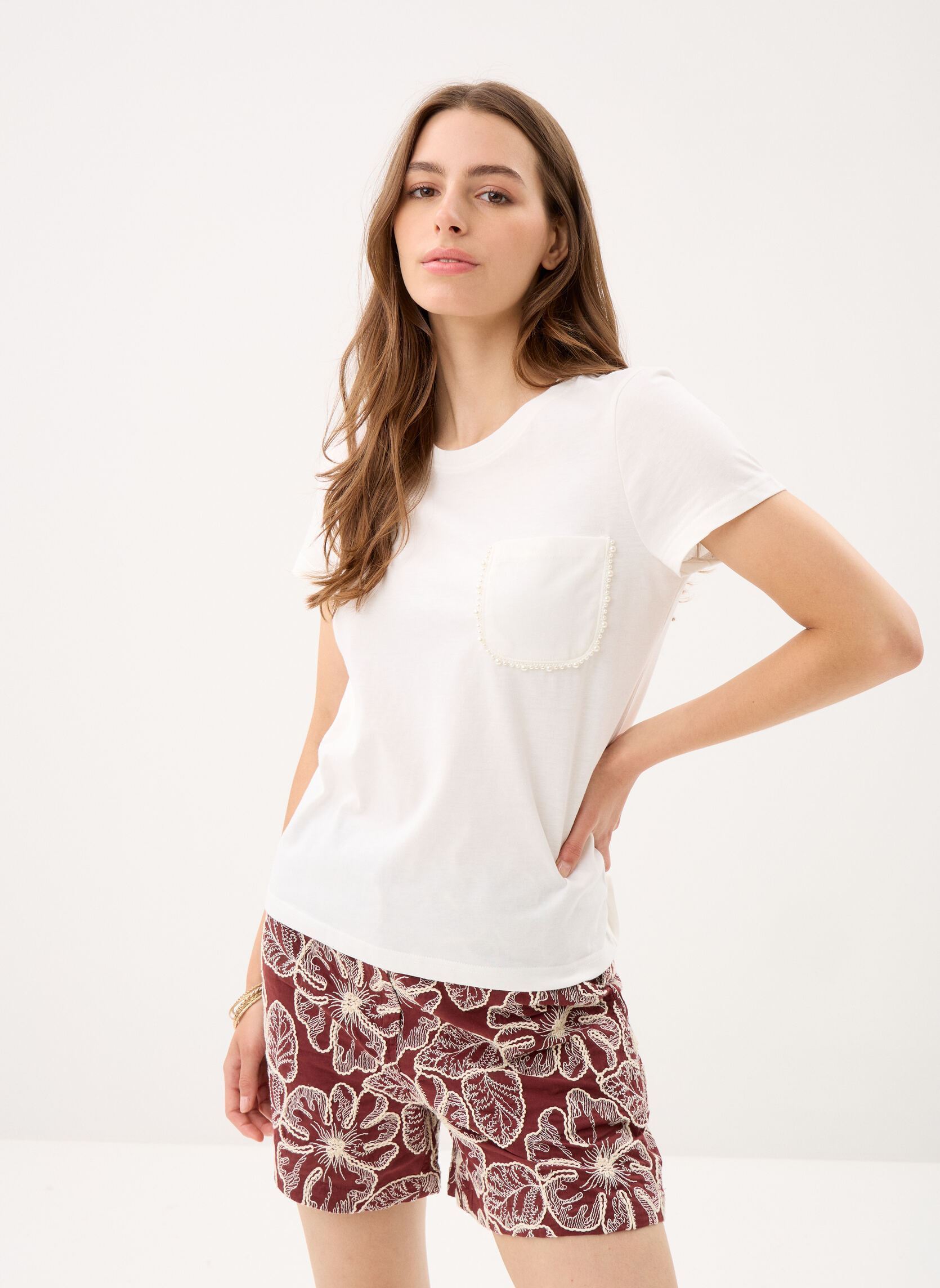 Vêtements Vero Moda Vmkomma / O Neck Top Jrs Btq pour