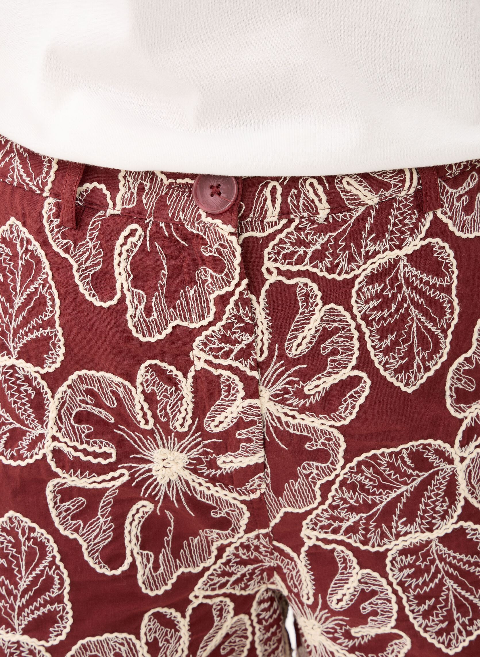 Shorts Vmmillia Hw Embroidery Shorts femme marron Vero Moda Shorts Vmmillia Hw Embroidery Shorts femme marron ANDORRA